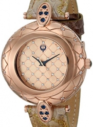 Brillier Women's 30-02 Analog Display Swiss Quartz Brown Watch