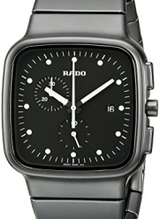 Rado Men's R28886182 R5.5 Analog Display Swiss Quartz Black Watch