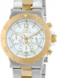 Invicta Women's 14855 Specialty Chronograph 18k Gold Ion Plating and Stainless Steel Two-Tone Watch