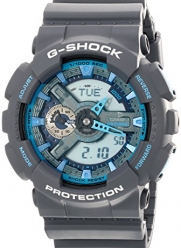 Men's G-Shock Analog/Digital Watch, Grey, GA110TS-8A2