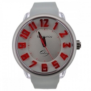 Tendence Gulliver Fantasy Silver Watch With Red Detail (TG630005)