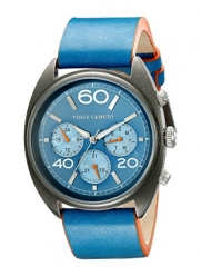 Vince Camuto Men's VC/1053NVSV Analog Display Japanese Quartz Blue Watch