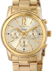 Invicta Women's 12551 Angel Analog Display Swiss Quartz Gold Watch