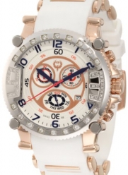 Brillier Men's 02.3.4.4.13.10 Grand Master Tourer Signature Two-Tone White Rubber Watch