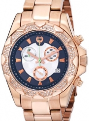 Brillier Women's 14-05 Analog Display Swiss Quartz Rose Gold Watch