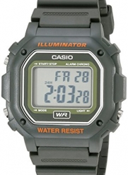 Casio Kids F-108WH-3ACF Big Square Digital Display Quartz Army Green Watch