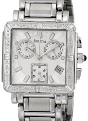 Bulova Women's 96R000  Diamond Accented Chronograph Watch