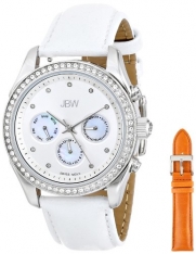 JBW Women's J6292-setB Analog Display Swiss Quartz White Watch