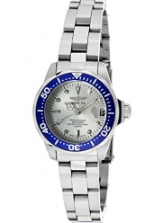 Invicta Women's 14125 Pro Diver Silver Dial Stainless Steel Watch