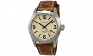 Glycine Men's Watch Incursore Brown Leather Strap Swiss Automatic 3874.15 LB7BH