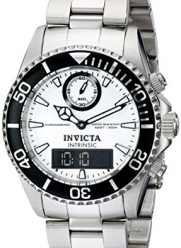 Invicta Men's 12470 Pro Diver Analog-Digital Display Swiss Quartz Silver Watch