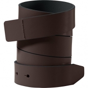 Oakley Slim Leather Men's Strap Belt Accessories - Earth Brown / One Size