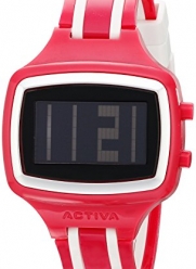 Activa By Invicta Unisex AA401-003 Watch with Dark Pink Band