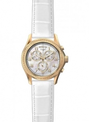 Invicta Women's 12991 Angel Quartz Chronograph White Dial Watch