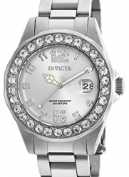 Invicta Women's 21396 Pro Diver Analog Display Quartz Silver Watch