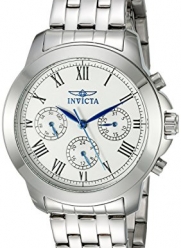 Invicta Women's 21653 Specialty Analog Display Swiss Quartz Silver-Tone Watch