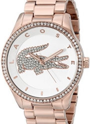 Lacoste Women's 2000828 Victoria Rose Gold-Tone Stainless Steel Watch