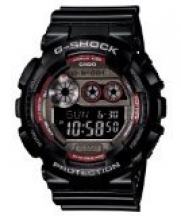 Casio G-Shock GD120TS-1 XL Semi-Glossy 200M LED Black Red Watch