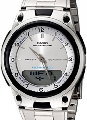 Casio Men's AW80D-7A Sports Chronograph Alarm 10-Year Battery Databank Watch