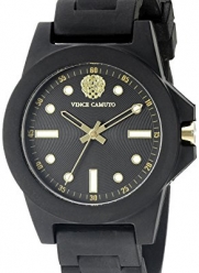 Vince Camuto Women's VC/5280BKBK Analog Display Japanese Quartz Black Watch