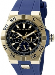 Vince Camuto Men's VC/1010BKGP Analog Display Japanese Quartz Blue Watch