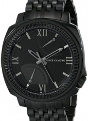 Vince Camuto Men's VC/1002BKTI The Veteran Multi-Function Black Bracelet Watch