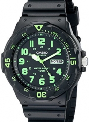 Casio Men's MRW200H-3BV Neo-Display Sport Watch with Black Band