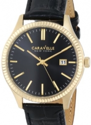 Caravelle New York Men's 44B106 Analog Display Japanese Quartz Black Watch