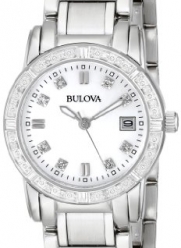 Bulova Women's 96R105 Diamond-Accented Stainless Steel Watch