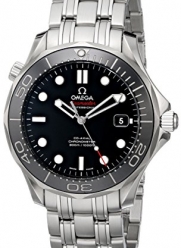 Omega Men's 212.30.41.20.01.003 Seamaster Black Dial Watch