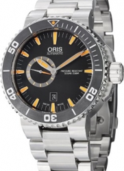 Oris Men's 74376734159MB Aquis Analog Display Swiss Automatic Silver Watch