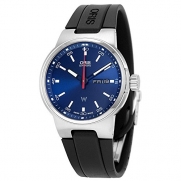 Oris Williams F1 Day Date Automatic Blue Dial Black Rubber Mens Watch 735-7716-4155RS