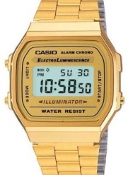 Casio Classic Digital Watch, Color: Gold, Size: One Size