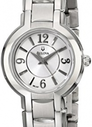 Bulova Women's 96L147 Dress Classic Round Stainless Steel Watch