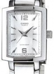 Casio Womens LTP-1233D-7A Silver Stainless-Steel Analog Quartz Silver Dial Watch