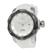 Invicta Men's Venom White Silicone Band Steel Case Automatic Analog Watch 19304