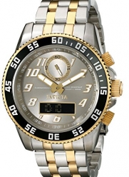 Invicta Men's 15815 Pro Diver Analog-Digital Display Swiss Quartz Two Tone Watch