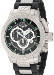 Invicta Men's 6674 Corduba Chronograph Black Dial Polyurethane Watch