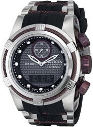 Invicta Men's 12489 Bolt Analog-Digital Display Swiss Quartz Black Watch