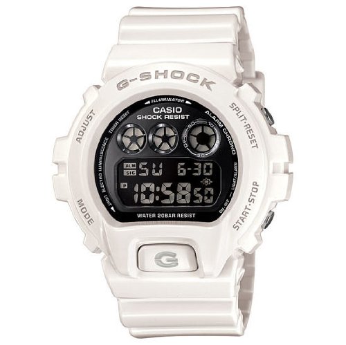 casio digital watch white